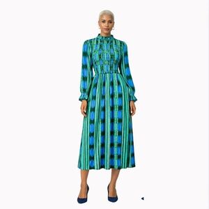 Aurelia Midi Smocked Dress